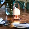 FOLLOW ME terracotta Lampe baladeuse LED rechargeable USB C H28.8cm