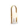 FOLLOW ME PLUS Blanc Lampe baladeuse LED rechargeable USB C Chêne H44.3cm