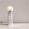 GIGI gris Lampe à poser LED Verre H 41cm