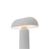 PORTA gris Lampe à poser LED sans fil ABS H23.5cm