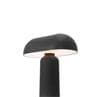 PORTA Noir Lampe à poser LED sans fil ABS H23.5cm
