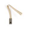 FLEXILED ivoire Applique/liseuse flexible Cuir/Bronze avec interrupteur L60cm