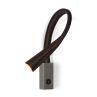 FLEXILED Noir Applique/liseuse flexible Cuir/Bronze avec interrupteur L60cm