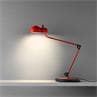 TOPO Rouge Lampe de bureau Etau H80cm