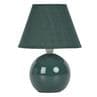 MINI LOU Vert Bistrot Lampe à poser Céramique/Coton L19cm