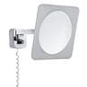 BELA chrome blanc Miroir LED Métal H 23cm