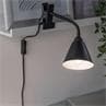 VITIS Noir Lampe à pince flexible Métal H 37cm