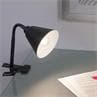 VITIS Noir Lampe à pince flexible Métal H 37cm