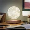 MOON noyer Lampe lune en lévitation LED H18cm