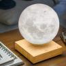 MOON Blanc Lampe lune en lévitation LED H18cm