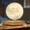 MOON Blanc Lampe lune en lévitation LED H18cm