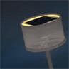 LA LAMPE MINI POSE Charbon/Taupe clair Baladeuse Solaire Bluetooth d'Extérieur H28cm