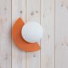 CANDY BIG CIRCLE L Zesty orange Applique murale LED 180° L37cm