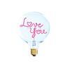 LOVE YOU  Ampoule pour lampe à poser Verre H 17.2cm