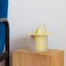 AMANDA jaune pastel Lampe à poser Matériaux recyclés L18cm