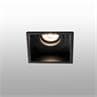 HYDE Noir Spot Encastrable Orientable avec porte-lampe L8.9cm