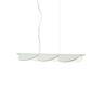 ALMENDRA S3 Blanc Suspension orientable LED 3 lumières L129cm