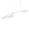 ALMENDRA S3 Y SHORT Blanc Suspension orientable LED 3 lumières L161cm
