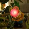 GUMMY WORKING Multicolore Lampe à poser nain de jardin USB H42cm