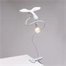 SPARROW CUISING Blanc Lampe à pince Résine Hauteur ajustable