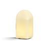 PARADE Coquille blanche Lampe à poser LED Verre H24cm
