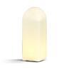 PARADE Coquille blanche Lampe à poser LED Verre H32cm