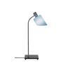 LAMPE DE BUREAU bleu gris Lampe à poser Acier/Verre H51cm