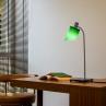 LAMPE DE BUREAU Vert Lampe à poser Acier/Verre H51cm