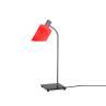 LAMPE DE BUREAU Rouge Lampe à poser Acier/Verre H51cm