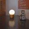 PULCE Laiton Lampe à poser LED Métal/Verre H23cm