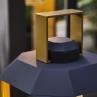 CUBE OUTDOOR bronze Baladeuse d'extérieur LED H72cm