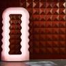 ULTRAFRAGOLA Rose Miroir lumineux LED Fibre de Verre H195cm