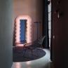 ULTRAFRAGOLA Rose Miroir lumineux LED Fibre de Verre H195cm