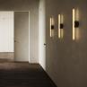 KILTER Noir Applique murale LED Salle de Bain Verre H50cm