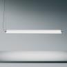 FIENILE Blanc Suspension aluminium LED dimmable L123cm