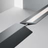 FIENILE gris foncé Suspension aluminium LED dimmable L123cm