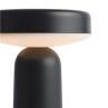 EASE Noir Lampe à poser sans fil d'extérieur H21.5cm