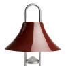 MOUSQUETON Iron Red Lampe sans fil LED d'extérieur avec Variateur H30cm