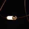 FLOCK OF LIGHT 31 bronze Suspension LED en fil de bronze L180cm