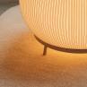 KNIT GRANDE Beige clair Lampe de sol LED avec interrupteur H62cm