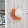 CANDY BIG CIRCLE S Zesty orange Applique murale LED 180° L37cm