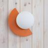 CANDY BIG CIRCLE S Zesty orange Applique murale LED 180° L37cm