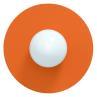 CANDY BIG CIRCLE S Zesty orange Applique murale LED 360° L37cm avec câble