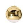 MIRROR BALL laiton doré poli Suspension LED Ø50cm