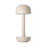TWO ivoire Lampe à poser LED d'extérieur sans fil & rechargeable H21.2cm
