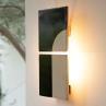 TILES DOOR Noir et blanc Applique murale LED Céramique H29cm
