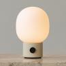 JWDA Alabaster blanc Lampe à poser portable Verre H21.5cm