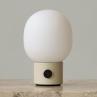 JWDA Alabaster blanc Lampe à poser portable Verre H21.5cm