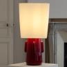 TOSHIRO Rouge Foncé Lampe à poser Céramique H85cm
