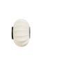 KNIT WIT OVAL blanc perle Applique murale ovale polyester tricoté Ø45cm